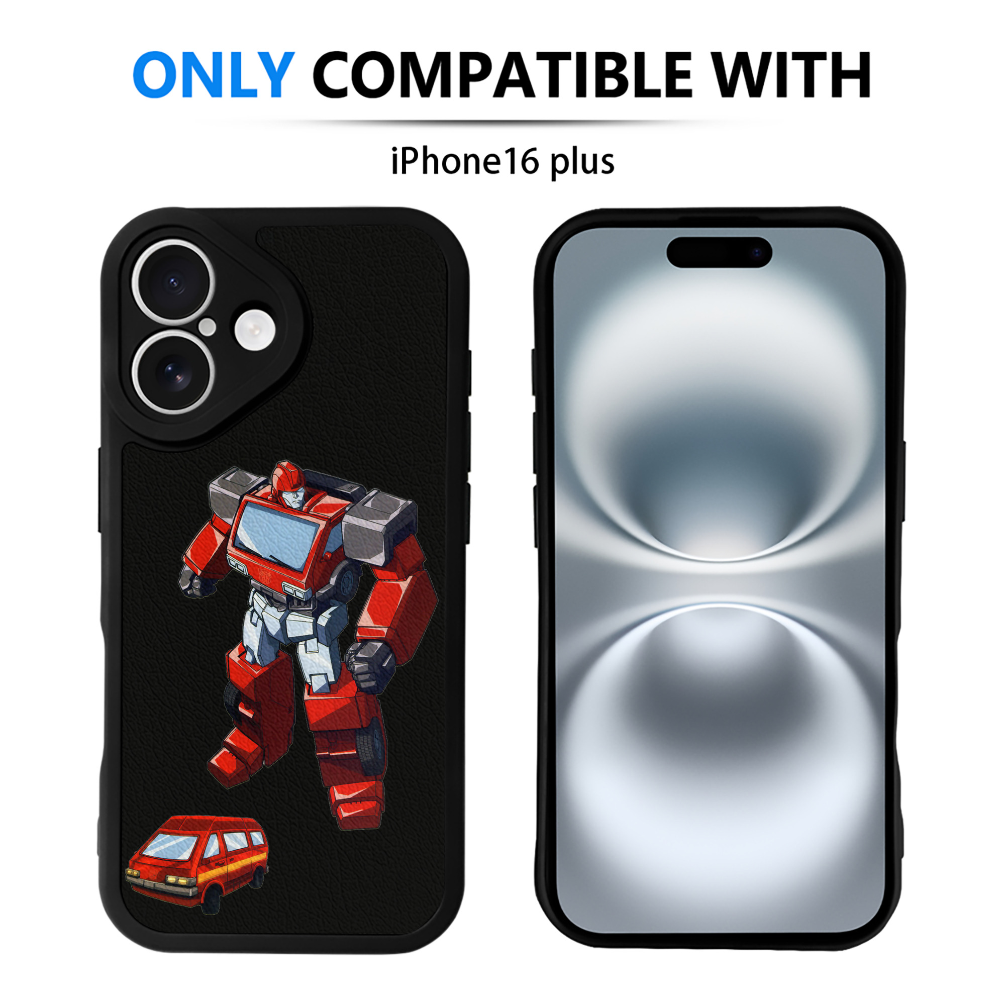 （画像用）  【iPhone 16シリーズ対応】シリコンスマホケース（レザー調） 材質：シリコン